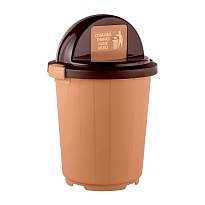 Мусорный бак с крышкой - клавишей 105 л бежевый 105 бежевый в Ессентуках Мусорный бак с крышкой - клавишей 105 л бежевый 105 бежевый в Ессентуках