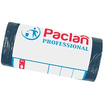 Мешки для мусора 35 л, черный, в рулоне 50 шт., ПНД, 6,2 мкм, 600х500 мм, PACLAN Professional, 604077 в Ессентуках