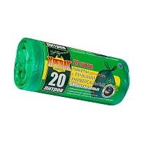 Мешки для мусора 20 л, биоразлагаемые, с ручками, черные, в рулоне 30 шт., ПНД, 10 мкм, 550х440 мм, Крепак, 4607075710047 в Ессентуках Мешки для мусора 20 л, биоразлагаемые, с ручками, черные, в рулоне 30 шт., ПНД, 10 мкм, 550х440 мм, Крепак, 4607075710047 в Ессентуках