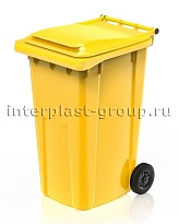 Контейнер для мусора 240 л желтый облегченный 240 желтый в Ессентуках