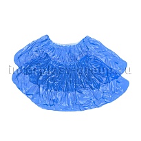 Бахилы голубые 2000 шт (1000 пар), 16 мкм, однослойные, с одной резинкой, Эконом в Ессентуках