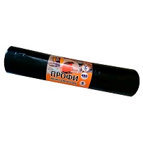 Мешки для мусора 480 л, черные, в рулоне 5 шт., ПВД, 65 мкм, 1700х1300 мм, Концепция Быта Профи, 603735 в Ессентуках