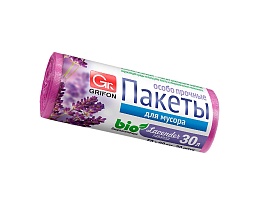 Мешки для мусора 30 л, ароматизированные, Лаванда, сиреневые, в рулоне 20 шт., ПНД, 9 мкм, 560х530 мм, GRIFON Aroma, 101-020 La в Ессентуках Мешки для мусора 30 л, ароматизированные, Лаванда, сиреневые, в рулоне 20 шт., ПНД, 9 мкм, 560х530 мм, GRIFON Aroma, 101-020 La в Ессентуках