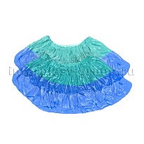 Бахилы бирюзово-синие 1000 шт (500 пар), 64 мкм, двойная подошва, двойная резинка, Особопрочные+ в Ессентуках